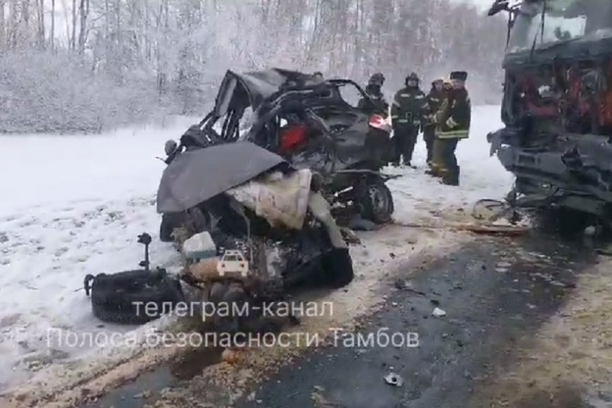 В Тамбовской области два человека погибли в ДТП с фурой
