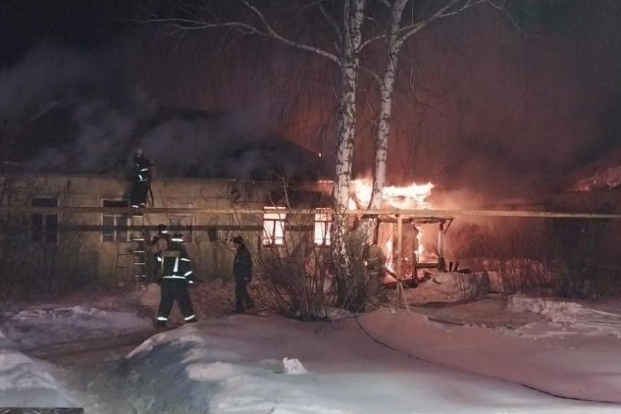 При пожаре в селе Куксово погиб 52-летний мужчина