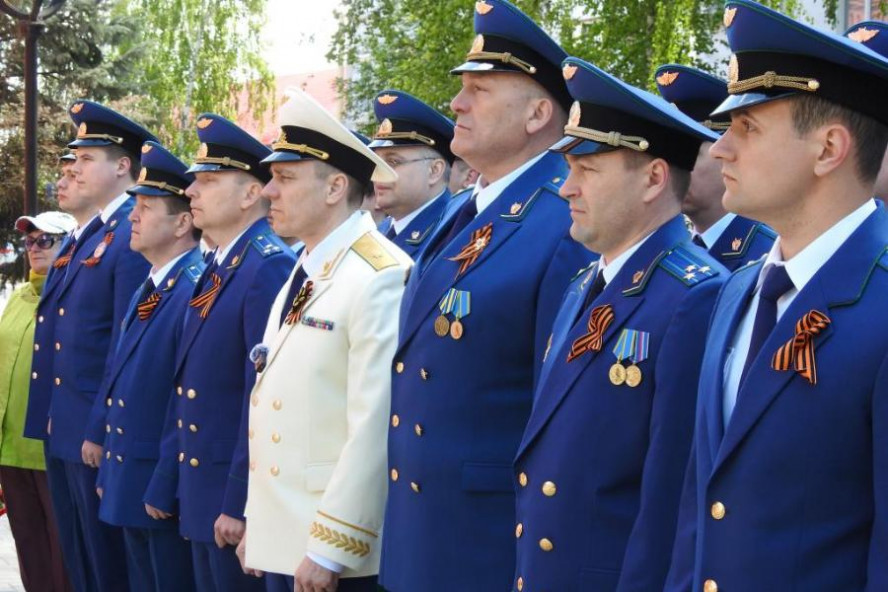 Прокуратура Тамбовской области провела торжественный митинг, посвящённый 79-й годовщине Победы