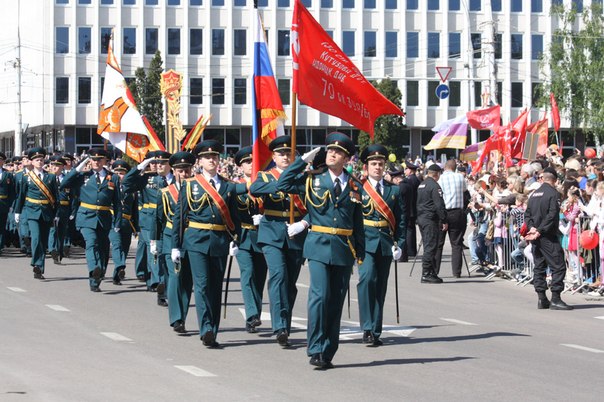 На площади Ленина в Тамбове состоялся Парад Победы
