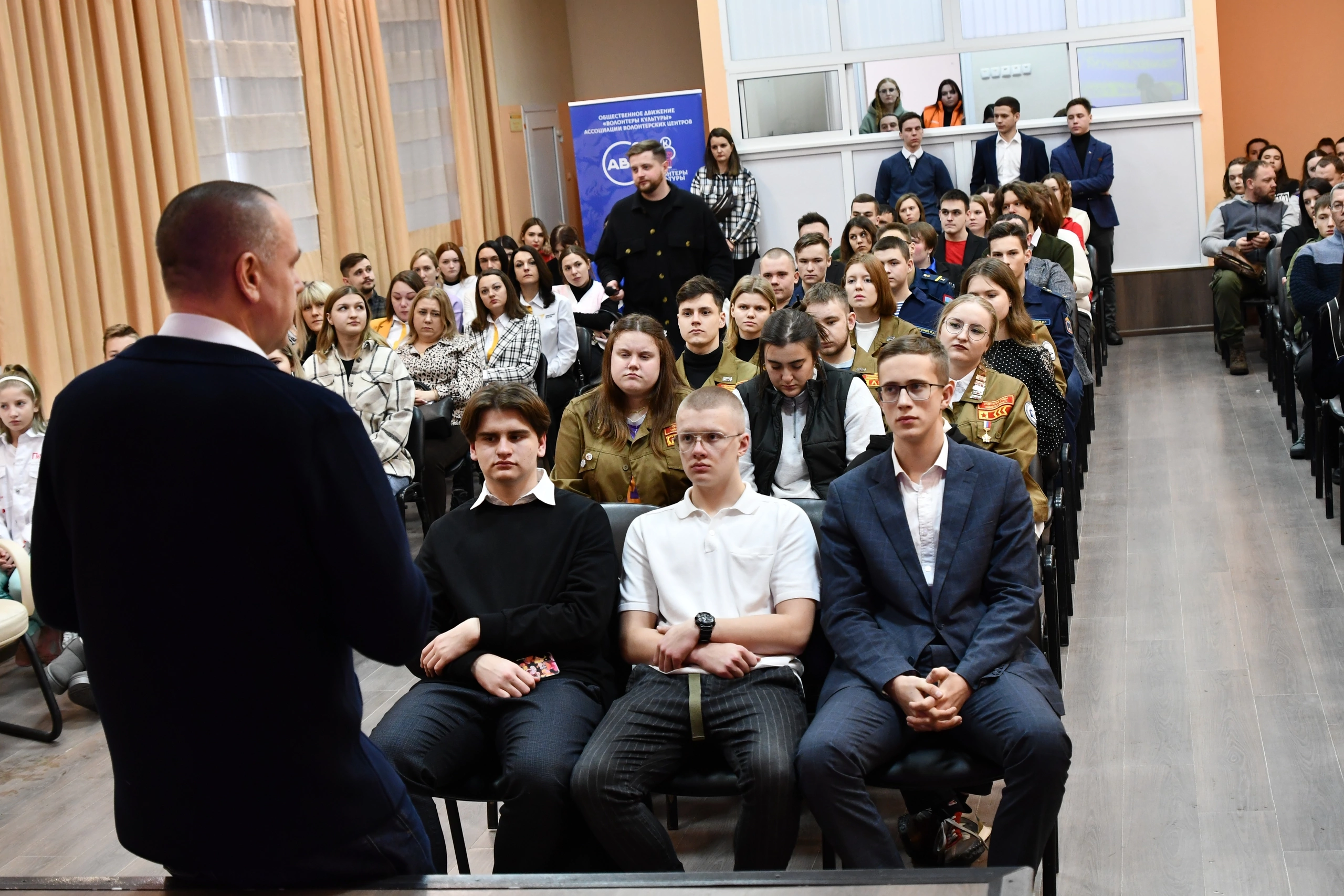 Студенты Тамбовского филиала Президентской академии приняли участие во встрече с Алексеем Бибичевым