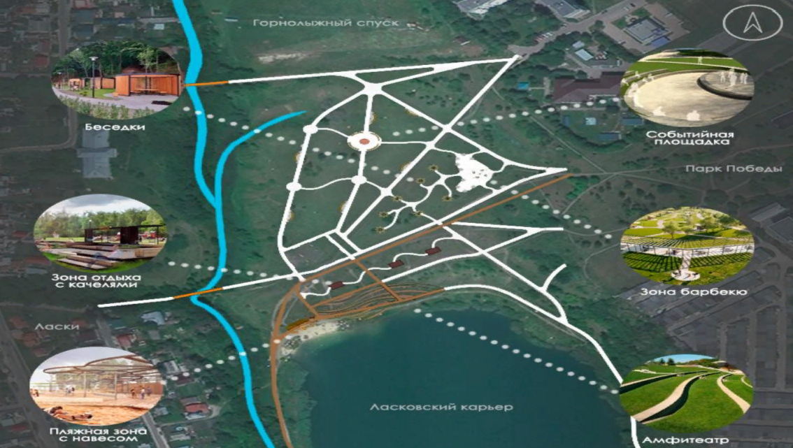 Тамбовчанам представили три дизайн-проекта территорий для благоустройства в 2025 году