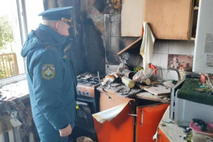 В Тамбове на улице Бастионной произошёл пожар