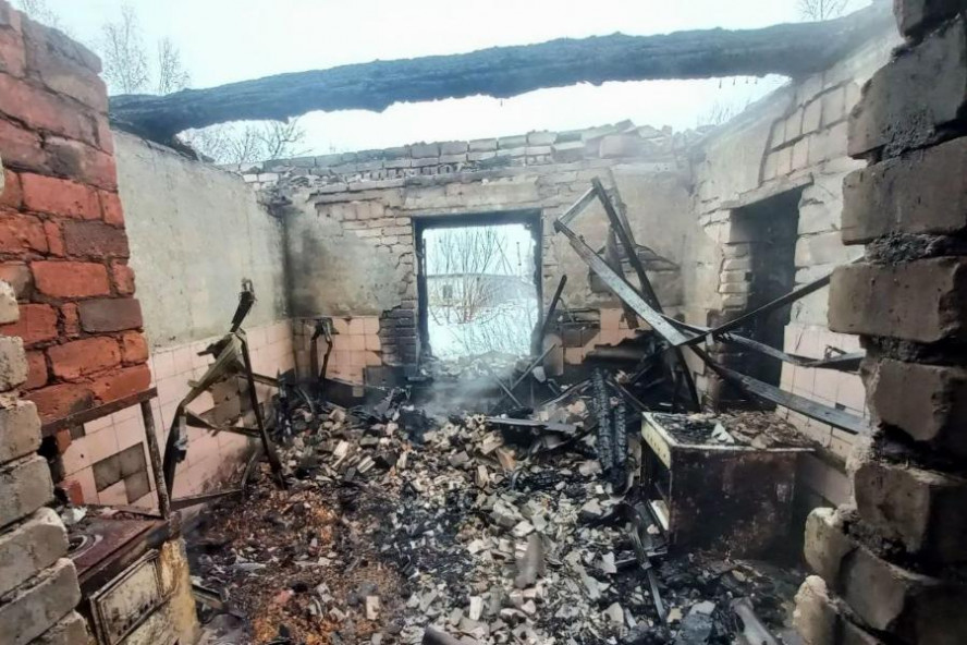 В Петровском округе при пожаре погиб 62-летний мужчина