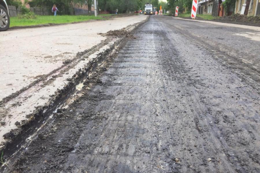 В Тамбове продолжают ремонтировать дороги