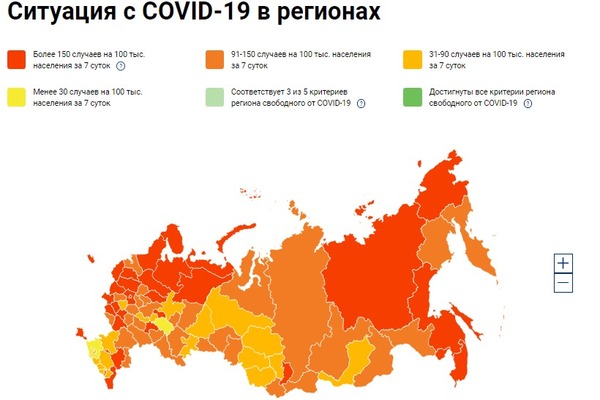В России запустили счётчик вакцинации от коронавируса