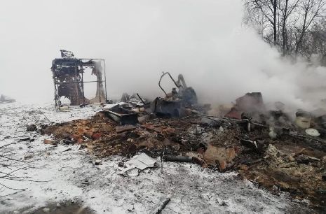 Семья с двумя детьми погибла при пожаре в Моршанском районе