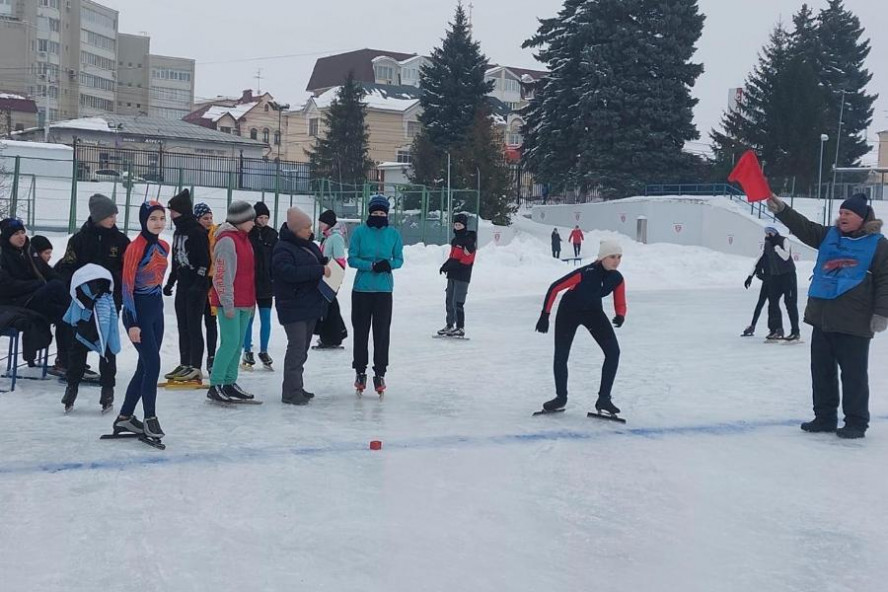В Тамбове состоялось первенство города по конькобежному спорту