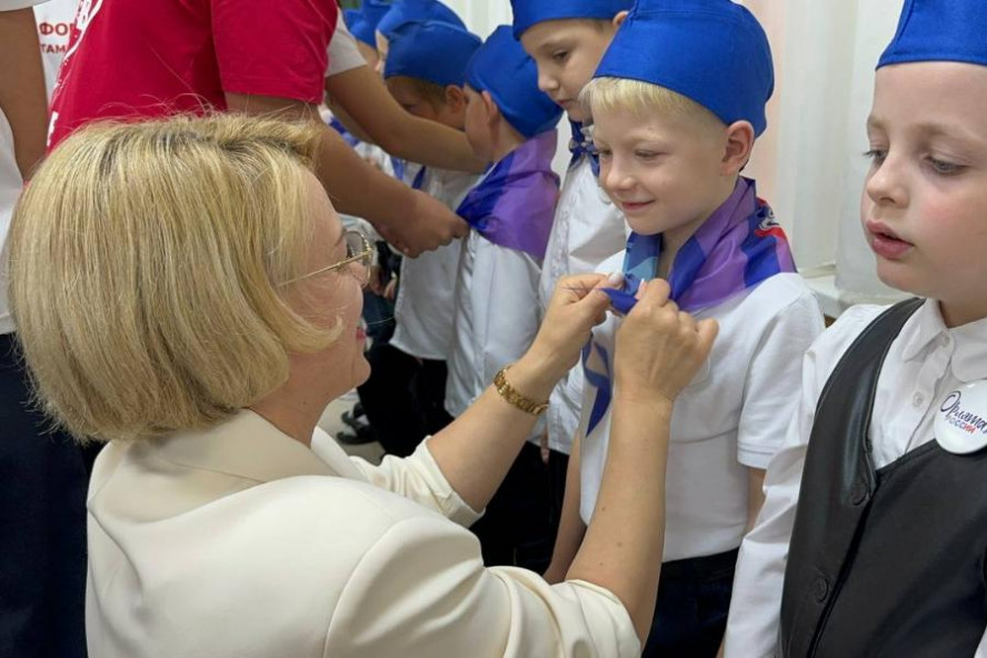 Рассказовских детсадовцев приняли в ряды "Орлят"