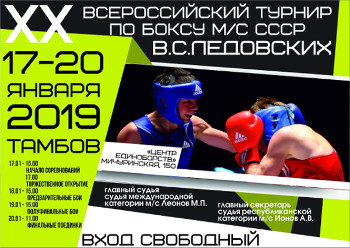 Турнир по боксу на призы Валерия Ледовских