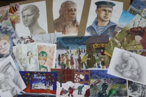 На конкурс рисунков в честь 75-летия Победы поступило больше 200 работ