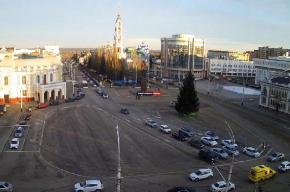 В Тамбове на площади Ленина перекроют движение во время новогоднего флешмоба