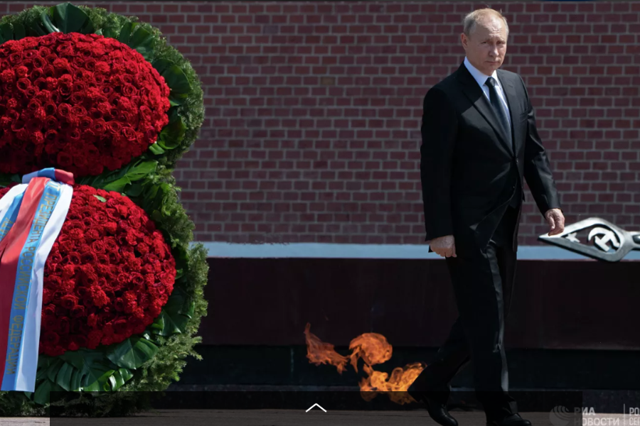 Владимир Путин поздравил россиян с юбилеем Великой Победы