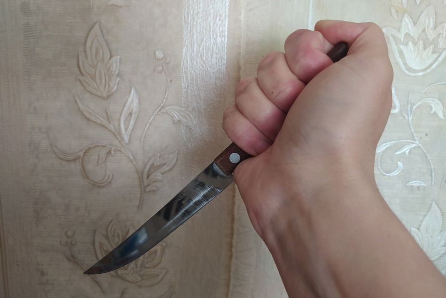 Житель Мичуринска угрожал убить кухонным ножом свою родственницу