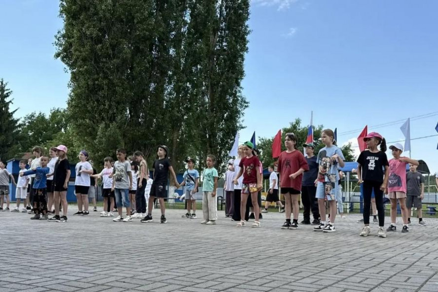 В Рассказовском округе открыли первую смену в детском оздоровительном лагере "Сокол"