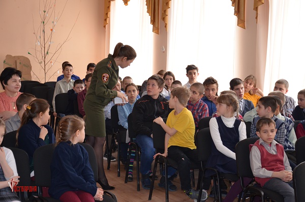 Тамбовские росгвардейцы посетили воспитанников Красносвободненской школы-интерната