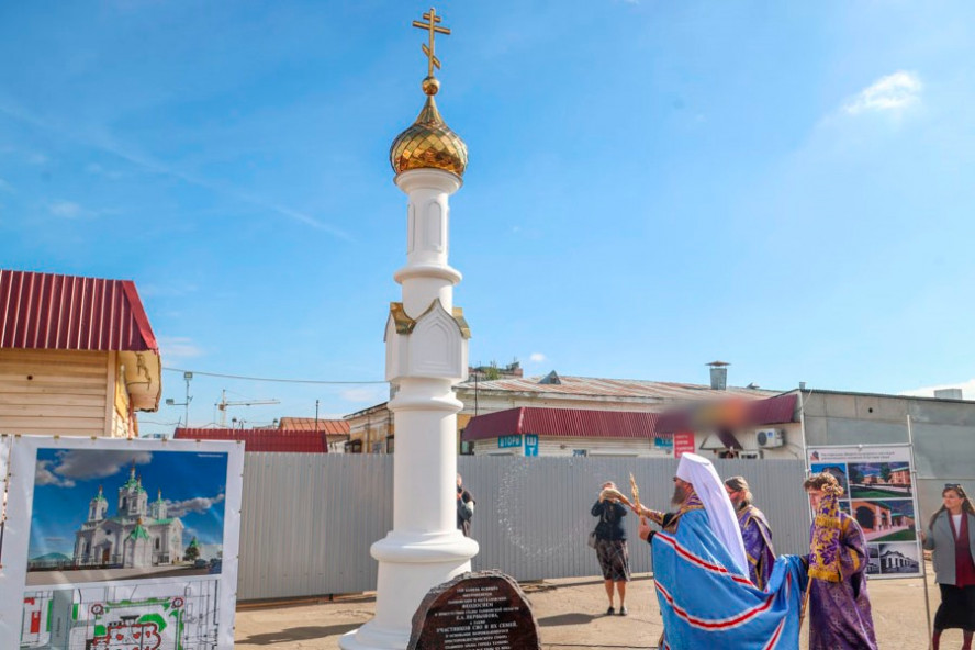 В Тамбове восстанавливают утраченный в годы советской власти Христорождественский собор