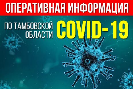 Суточный прирост заболевших коронавирусом в Тамбовской области остаётся стабильным