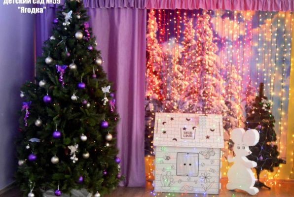 В детских садах Тамбова выбрали самую красивую новогоднюю ёлку