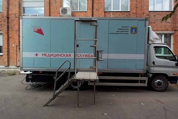 Тамбовская ЦРБ возобновила работу мобильного маммографического комплекса