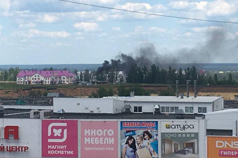 В строящейся школе на севере Тамбова снова случился пожар