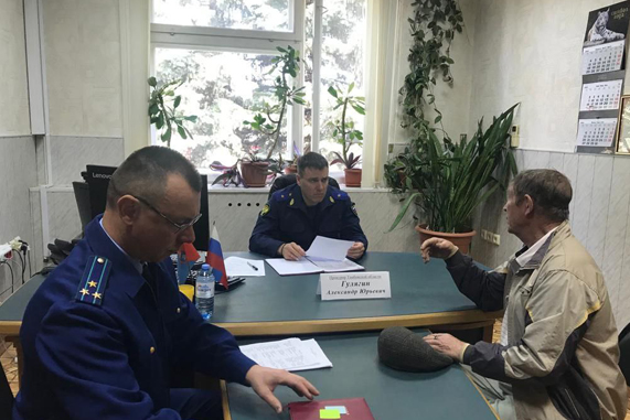 В Сосновском районе состоялся приём прокурора Тамбовской области
