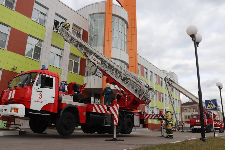 В Тамбовской области назвали лучшую пожарно-спасательную часть 