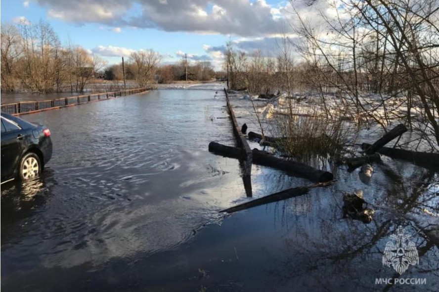 В Тамбовской области затопило ещё три низководных моста