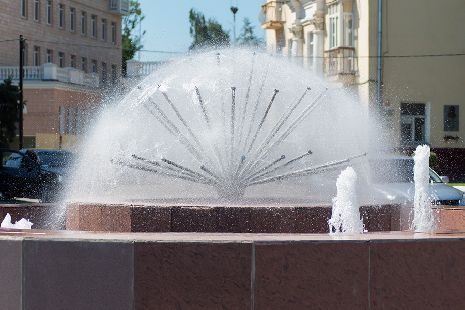 В День города в Тамбове заработали фонтаны