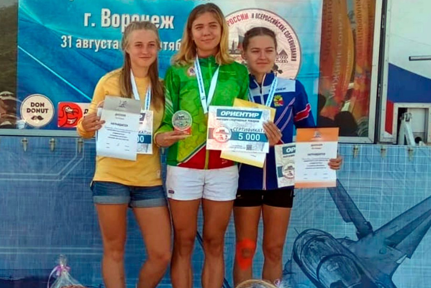 Тамбовчанка Анастасия Белякова выиграла "серебро" по спортивному ориентированию