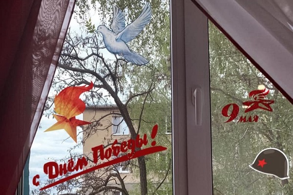 В Тамбове украшают "Окна Победы"