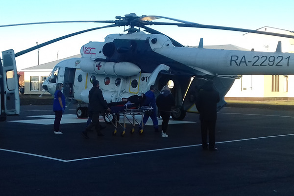 В Тамбовской области вертолет санавиации помог спасти жизнь пациента