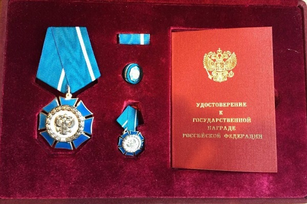 Член Общественной палаты Тамбовской области Михаил Белов награждён Орденом Почёта