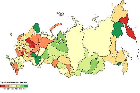 503 тысячи земельных участков в Тамбовской области не имеют точных границ