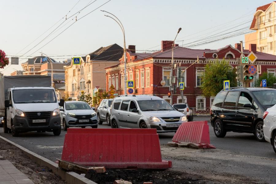 В Тамбове с 13 по 16 августа перекроют движение транспорта по улице Советской