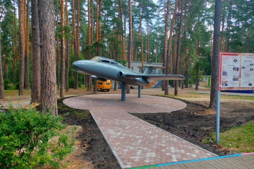 В лагере "Сосновый бор" в Тулиновке оборудуют строевой плац и мини-полигон