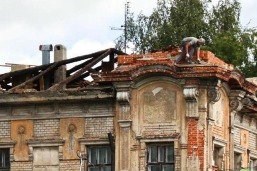 В Мичуринске начался капитальный ремонт дома купчихи Блазниной