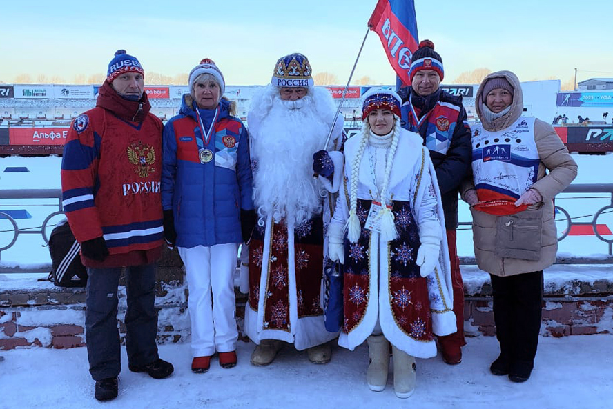 Спортивный Дед Мороз из Сосновки прибыл в Уфу по приглашению президента Союза биатлонистов