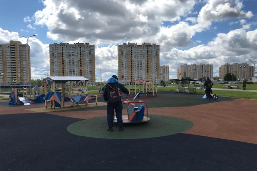 Застройщик Олимпийского парка помогает городу с дезинфекцией объекта