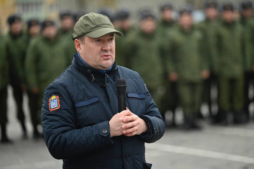 Максим Егоров посетил мобилизованных тамбовских бойцов, которые проходят подготовку во Владимирской области