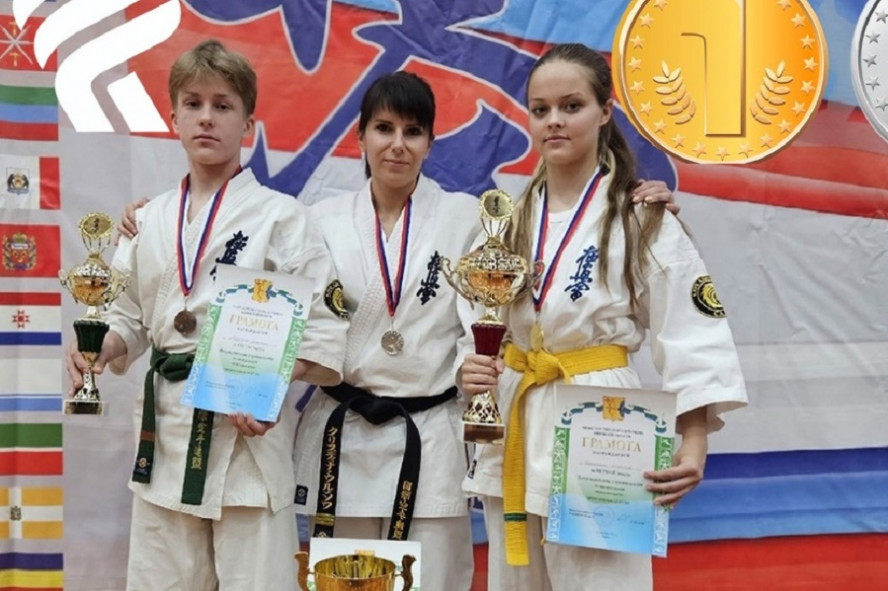 Тамбовчане завоевали полный комплект медалей на Всероссийских соревнованиях по киокусинкай