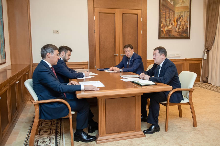 Глава Минобрнауки Валерий Фальков и Максим Егоров обсудили перспективы развития высшего образования в Тамбовской области