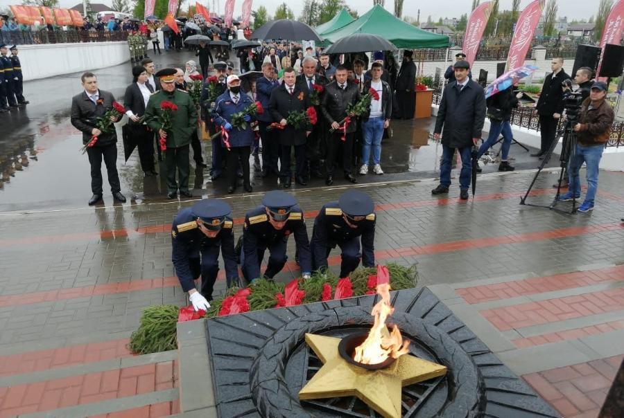 В Мичуринске открыли уникальный мемориал советским солдатам, умершим в госпиталях