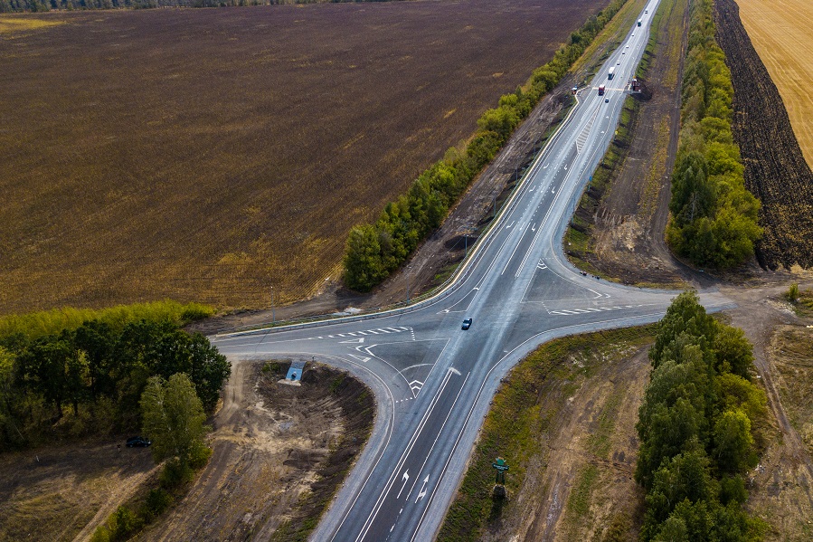 В Тамбовской области завершен ремонт двух участков федеральных трасс и моста