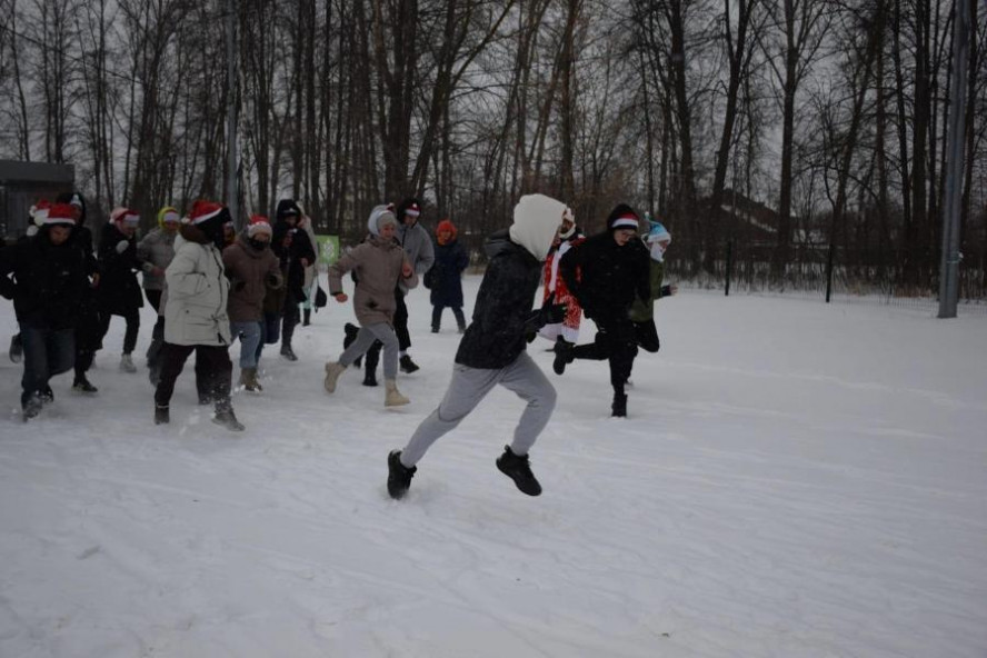 В Тамбове состоялся молодёжный забег Дедов Морозов