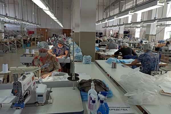 В Тамбовской области налажено производство немедицинских гигиенических масок
