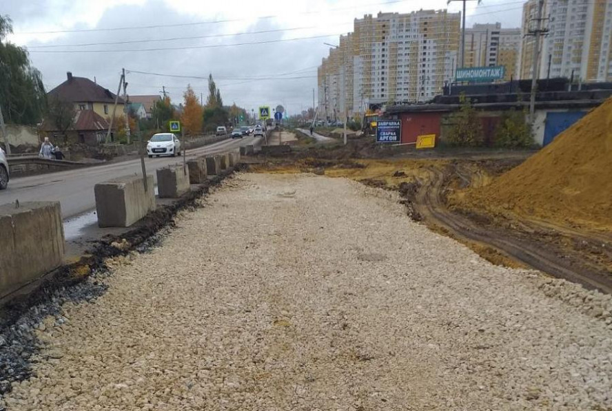 В Тамбове не успели в срок завершить строительство дороги по улице Магистральной