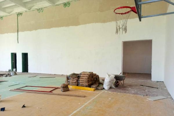 В школе посёлка Строитель стартует капитальный ремонт спортзала