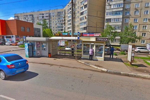 Тамбовчане пожаловались на плохое состояние остановки в районе МЖК