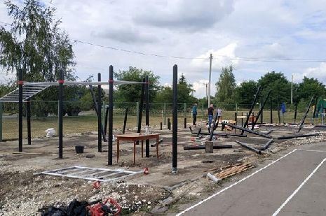 В Тамбовской области на площадках ГТО устанавливают тренажеры